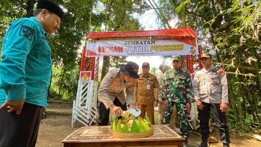Jembatan Merah Putih Presisi Jadi Solusi Akses Warga Tiris-Andungsari