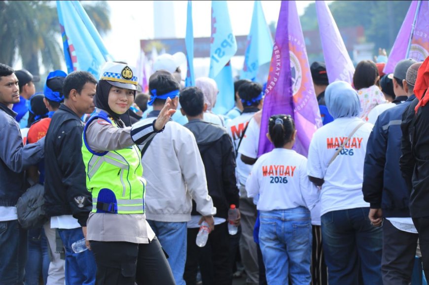 Polri Beri Apresiasi atas Aksi Buruh yang Tertib