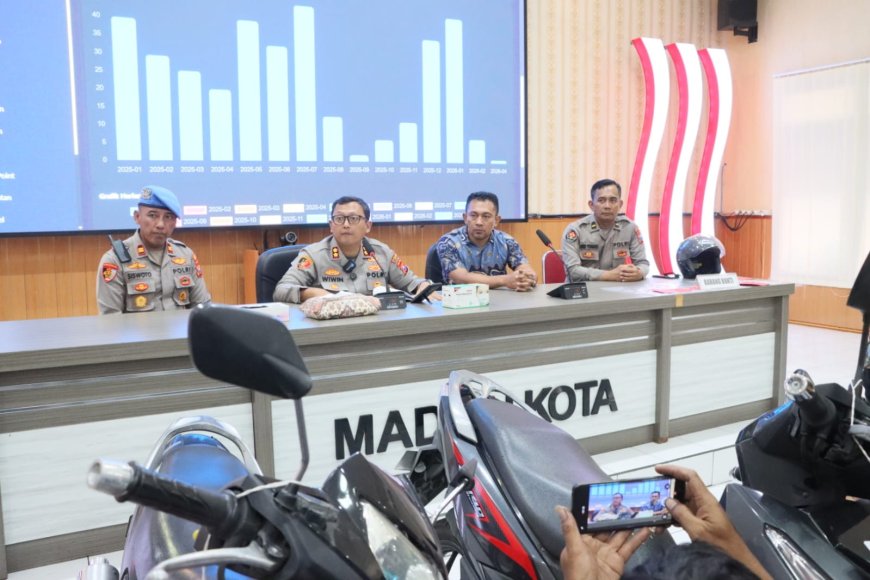 Dua Tersangka Curanmor Ditangkap Aparat Kepolisian
